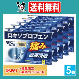 訳あり【第2類医薬品】★キュウタッチLxテープ大判 7枚入×5個セット【テイコクファルマケア】【救急薬品工業】【使用期限2025年5月】肩