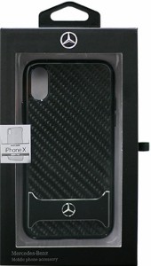 メルセデス・ベンツ iPhone X iPhone XS ケース カーボン+アルミ+TPU 背面 カバー アイフォン iPhoneX