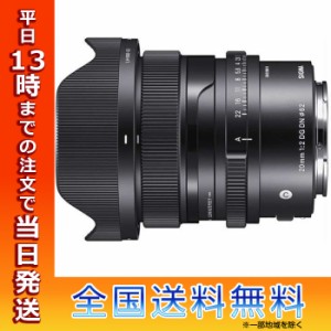 シグマ SIGMA カメラレンズ 20mm F2 DG DN Contemporary ソニーE 単焦点レンズ ズームレンズ 小型 軽量 使いやすい ポートレート 写真 撮