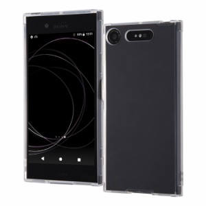 Xperia XZ1 カバー ケース 耐衝撃 衝撃に強い 保護 傷に強い シンプル 背面クリア 透明 ハード ソフト 6H 高硬度 SO-01K SOV36 701SO doc