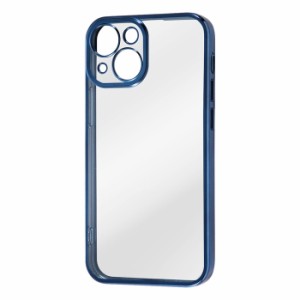 iPhone13 mini カバー ケース 耐衝撃 衝撃に強い 保護 背面クリア 透明 精密設計 メタリック メタル 柔らかい ソフト TPU スマホケース 