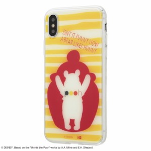 iPhone XS ケース iPhone X ディズニー キャラクター TPUケース+背面パネル くまのプーさん iphonexs ディズニーケース