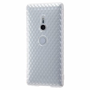 Xperia XZ2 カバー ケース 耐衝撃 衝撃に強い 保護 ラメ入り グリッター キラキラ 軽い ダイヤモンドカット SO-03K SOV37 702SO docomo a