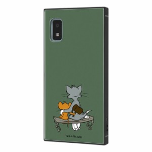 AQUOS wish トムとジェリー カバー ケース 耐衝撃 衝撃に強い 保護 傷に強い スクエア ハード ソフト クッション SHG06 au スマホケース 