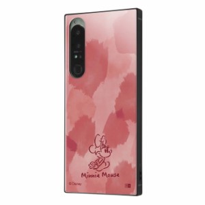 Xperia 1 IV ケース SOG06 SO-51C カバー ディズニー ミニー 耐衝撃 キャラクター ハードケース ソフトケース スマホケース スクエア KAK