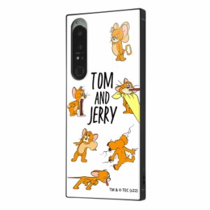 Xperia 1 IV ケース SOG06 SO-51C カバー トムとジェリー 耐衝撃 キャラクター ハードケース ソフトケース スマホケース スクエア KAKU 