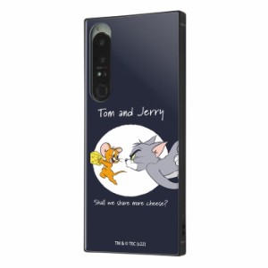 Xperia 1 IV ケース SOG06 SO-51C カバー トムとジェリー 耐衝撃 キャラクター ハードケース ソフトケース スマホケース スクエア KAKU 