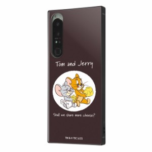 Xperia 1 IV ケース SOG06 SO-51C カバー トムとジェリー 耐衝撃 キャラクター ハードケース ソフトケース スマホケース スクエア KAKU 