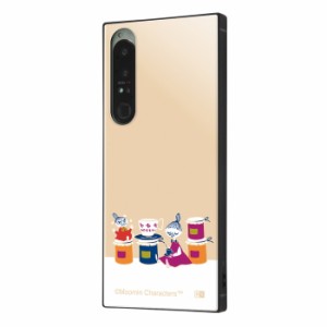 Xperia 1 IV ケース SOG06 SO-51C カバー ムーミン 耐衝撃 キャラクター ハードケース ソフトケース スマホケース スクエア KAKU かわい