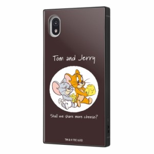 Xperia Ace III ケース SO-53C SOG08 カバー トムとジェリー 耐衝撃 キャラクター ハード ソフト スマホケース スクエア KAKU ジェリー 