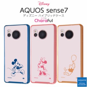 AQUOSsense7 ケース ディズニー クリア AQUOS sense7 クリアケース カバー ソフトケース ハードケース スマホケース ミッキー プーさん 