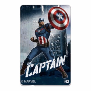 キャプテンアメリカ ICカードステッカー シール デコシール 貼ってはがせる ICカード ステッカー MARVEL キャラクター グッズ スイカ パ