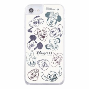 iPhoneSE ケース Disney 100周年 グッズ ミッキー＆フレンズ iPhone SE3 SE2 8 7 カバー ソフト ソフトケース ハード ハードケース スマ