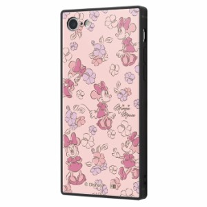 iPhoneSE3 ケース ミニー 耐衝撃 衝撃吸収 ピンク お花 PINK iPhone SE3 SE2 8 7 カバー ソフト ソフトケース ハード ハードケース スマ