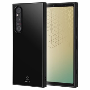 Xperia 1 V ケース シンプル 耐衝撃 ブラック Xperia1V SO-51D SOG10 エクスペリア ワン マークファイブ カバー ソフト ハード スマホカ