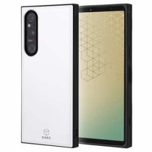 Xperia 1 V ケース シンプル 耐衝撃 ホワイト Xperia1V SO-51D SOG10 エクスペリア ワン マークファイブ カバー ソフト ハード スマホカ