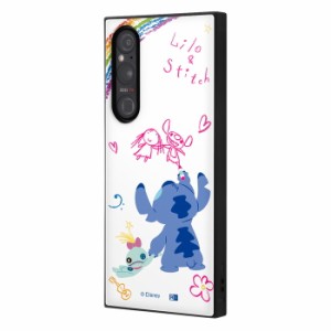 Xperia 1 V ケース リロ＆スティッチ Disney Xperia1V SO-51D SOG10 エクスペリア ワン マークファイブ 耐衝撃 カバー ソフト ハード ス