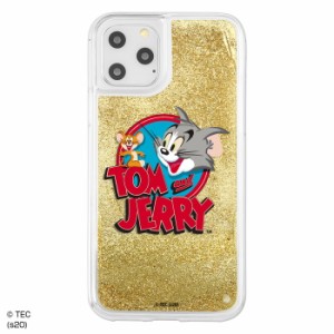 iPhone11 Pro トムとジェリー カバー ケース 耐衝撃 衝撃に強い 保護 ラメ入り グリッター キラキラ きらきら ラメ動く 液体 可愛い かわ