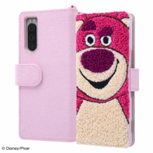 Xperia5 ディズニー カバー ケース 手帳型 保護 モコモコ フワフワ サガラ刺繍 カード入れ SO-01M SOV41 901SO J9260 SIMフリー docomo a