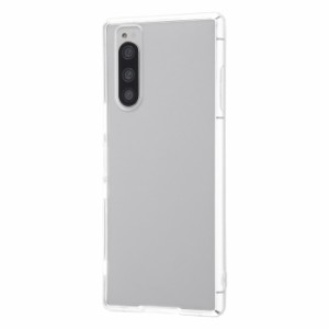 Xperia5 カバー ケース 耐衝撃 保護 シンプル 背面クリア 透明 軽量 軽い 薄い SO-01M SOV41 901SO J9260 SIMフリー docomo au softbank 