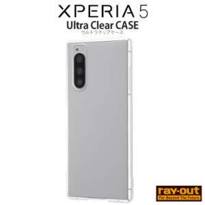 Xperia5 カバー ケース 耐衝撃 保護 シンプル 背面クリア 透明 軽量 軽い 柔らかい ソフト TPU SO-01M SOV41 901SO J9260 SIMフリー doco