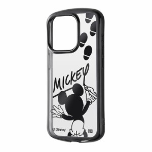 iPhone 15 Pro ケース ミッキー ミッキーマウス ディズニー クリアケース iPhone15Pro アイフォン15プロ フレーム メタリック ソフト ス