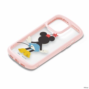 iPhone14Pro iPhone 14 Pro ケース カバー 耐衝撃 保護 ソフト ソフトケース Disney ディズニー ミニー ピンク クリア 透明 ストラップホ