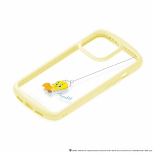 iPhone14Pro iPhone 14 Pro ケース カバー 耐衝撃 保護 ソフト ソフトケース トゥイーティー イエロー 黄色 クリア 透明 ストラップホー