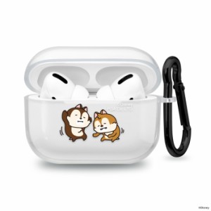 にしむらゆうじ画 AirPods Pro 第1世代 カバー ケース クリア 透明 チップ カラビナ AirPodsPro Air Pods Pro エアポッズプロ  にしむら