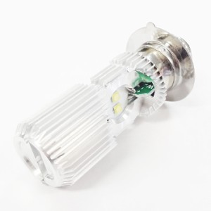 PH7 T19L LED ヘッドライト バルブ Hi/Lo切替 8w 白色発光 12V 5700k-6200k バイク P15D 直流専用