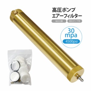 高圧 ポンプ 油水分離 エアーフィルター 30mpa 4500psi コンプレッサー 水分分離 オイルフィルター エアー銃 ダイビング ボンベ ライフル