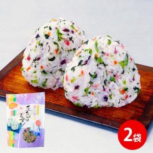 五色の花むすび 48g×2袋 メール便 混ぜ込みご飯の素。お弁当のお供に ふりかけ お試し 送料無料 めし友 なまため 祝 ギフト 混ぜ込みご