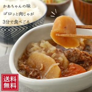 肉じゃが 240ｇ×３袋 セット お試し 送料無料 煮物 夜食 手軽 惣菜 送料無料 備蓄 レトルト ネコポス 肉じゃが 夜食 おかず 業務用 ポイ