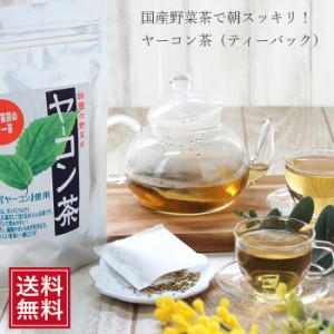 国産ヤーコン茶 20包×1袋 メール便 ティーバッグ茶 野菜茶 ティー お茶 ギフト プレゼント お試し 送料無料 食品 お取り寄せ 食べ物 父