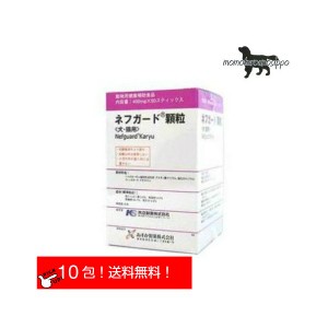 共立製薬 ネフガード顆粒 お試し 犬猫用 体重1kg〜5kg 1日1包 10日分(400mg×10包）送料無料 （ポスト投函便）