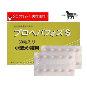 共立製薬 プロヘパフォスS (小型犬・猫用） 体重6kg〜14kg 1日2粒 10日分(10粒×2シート)送料無料（ポスト投函便）