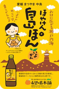 希望の島本舗 ほやけん島ぽん(いよかん) 360ml 伊予柑 ぽん酢 愛媛県 中島産 伊予柑使用