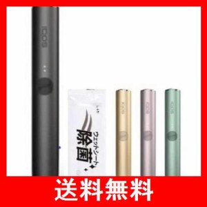 IQOS(アイコス) イルマ プライム ホルダーのみ 除菌シート付 本体 単品 充電 おしゃれ 棒 スティック (オブシディアンブラック)