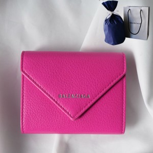 【送料無料】【新品■正規品■ギフト包装無料】BALENCIAGA バレンシアガ 折りたたみレザーウォレット 615653 DLQ0N 5514 折りたたみウォ