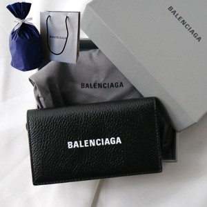 【送料無料】【新品■正規品■ギフト包装無料】BALENCIAGA バレンシアガ レザー ロゴ キーケース 640537 1IZI3 1090 ギフト レディース 