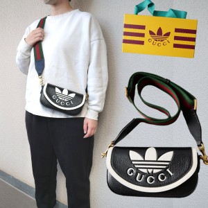 【新品■正規品■送料無料■ギフト包装無料】GUCCI◆グッチ GUCCI×adidas ミニショルダーバッグ ロゴ入 727791 AAA8H 1172 斜め掛け シ