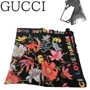 【新品■正規品■送料無料■ギフト包装無料】GUCCI◆グッチ 上品 フラワープリント シルクマフラー 704127 3G001 1000　レディース　就職