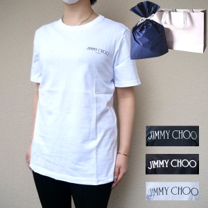 【新品■正規品■送料無料■ギフト包装無料】 Jimmy Choo ジミーチュウ ロゴ Tシャツ レディース 女性 ギフト プレゼント 誕生日 お祝い
