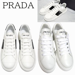 【新品■正規品■送料無料■ギフト包装無料】PRADA プラダ レザー ホワイト スニーカー1E223M 12106011 レディース 女性 ギフト プレゼン