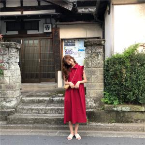 赤い ノースリーブ ワンピースの通販 Wowma