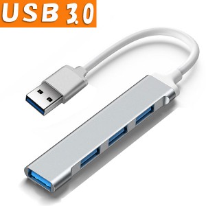 USB ハブ 3.0 4ポート 小型 充電 拡張 増設 バスパワー