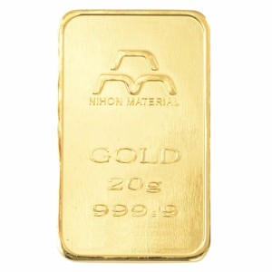 純金 インゴット 20g 日本マテリアル 金の国際公式ブランド 24金 グッドデリバリーバー ゴールドバー 送料無料の通販はau Wowma