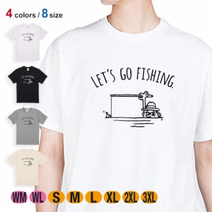 釣り Tシャツ 半袖 釣りざんまい ユニークアングラー 5.6oz (オンス) 綿100% メンズ レディース 洗濯 大きいサイズ ホワイト ブラック グ