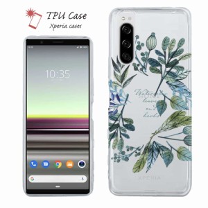 Xperia 10 V Xperia 1 V Xperia 5 IV ソフトケース 花柄 クリアケース スマホケース TPU Xperia Ace III Xperia 5 III Xperia 10 III Xpe