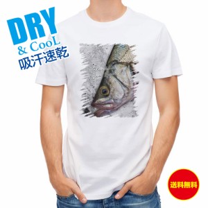 釣り Tシャツ アウトドア ヒラスズキの目 釣り 魚 ルアー T シャツ メンズ 半袖 ロゴ 文字 春 夏 秋 インナー 安い  面白い 大きいサイズ